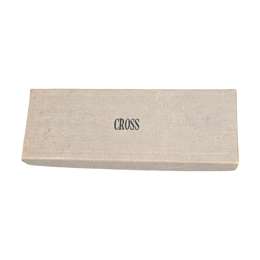 Cross Ballpoint Pen Classic Black 2502 Matte Gold Trim Vintage Personalized Doug